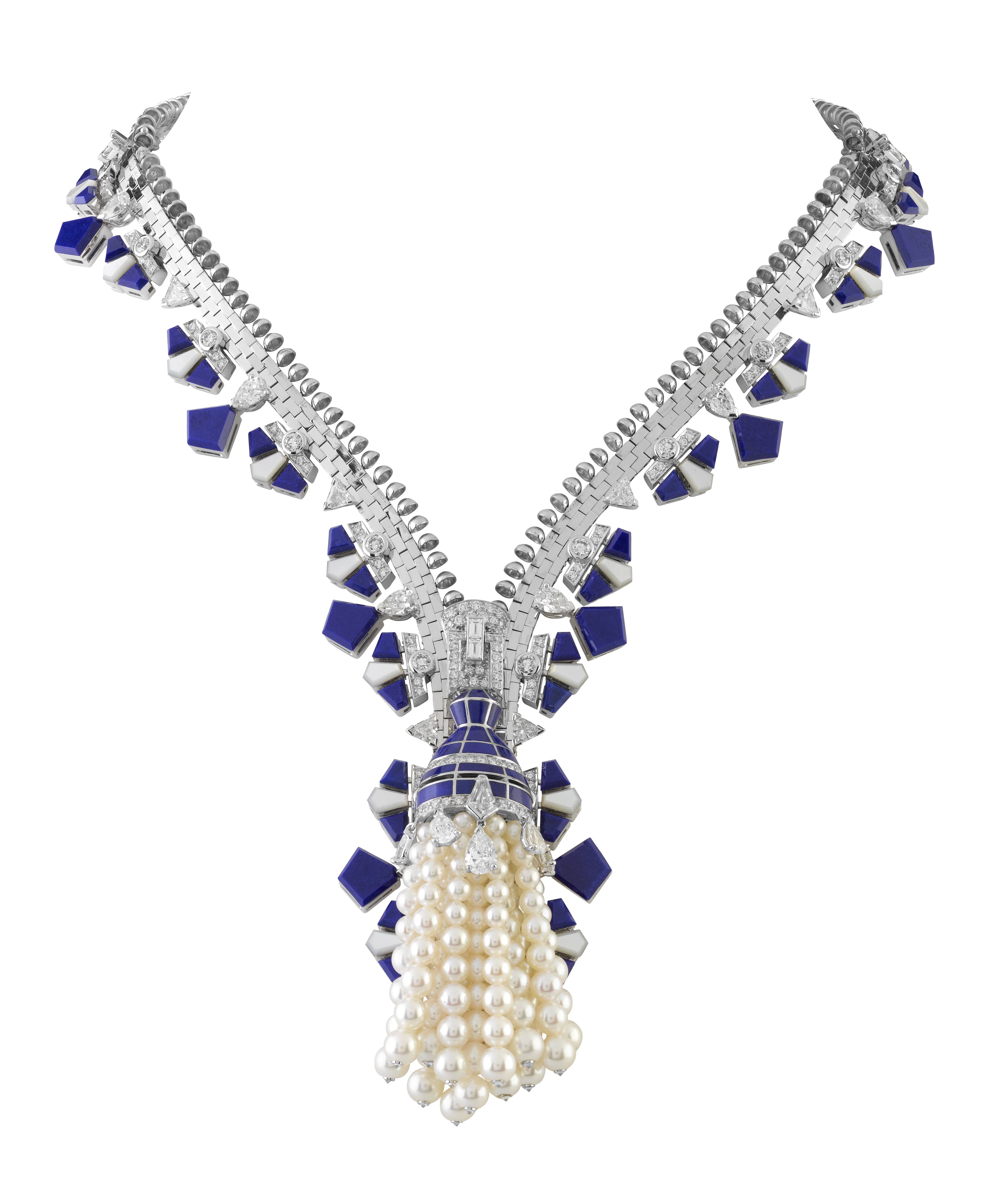 Zip It: Van Cleef & Arpels Births New Additions to the Zip Necklace Family During Haute Couture in Paris