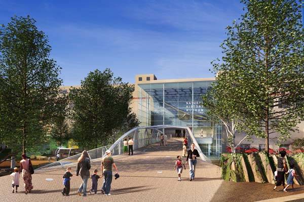 Otis Booth Foundation Gives Natural History Museum Entrance a $13 Million Facelift