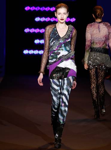 New York Fashion Week: Custo Barcelona Fall 2011 Runway Show