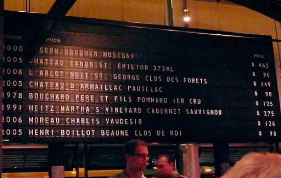 San Francisco’s Best Wine List: RN74