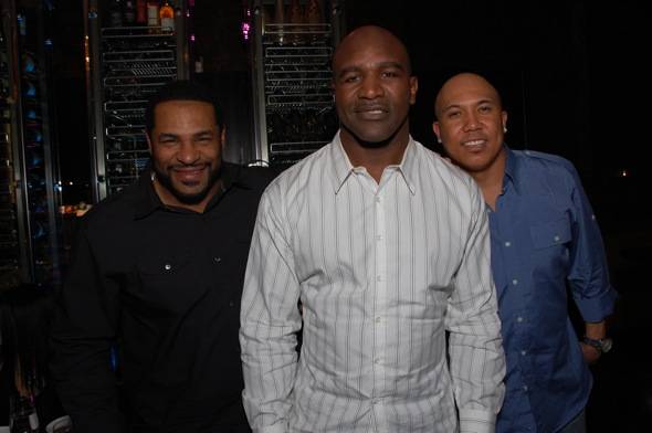 Haute Event: Evander Holyfield, Jerome Bettis, Hines Ward and Joey Porter at Beso
