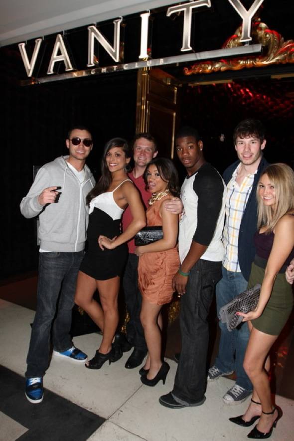 The cast of the Real World: Las Vegas at Vanity.