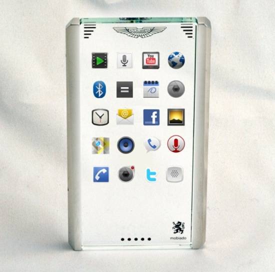 Haute Toys: Aston Martin and Mobiado Collaborate to Present the CPT002 Concept Smartphone