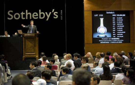 China Passes U.S. as Largest Art and Collectables Auction Market at $10.8 Billion