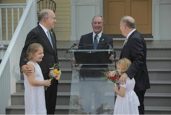 Haute 100 Update: Mayor Bloomberg Officiates Same-Sex Marriage of Two Staffers at Gracie Mansion