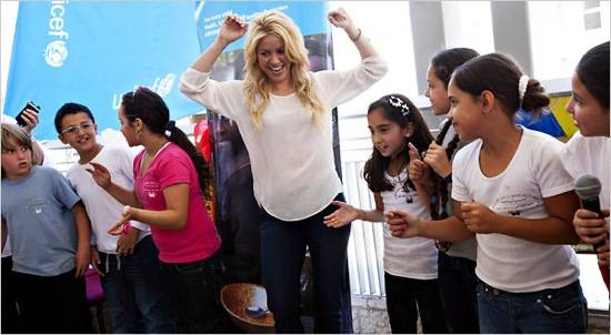 Haute 100 Update: Shakira Promotes Peace through Education at Israeli Presidential Conference