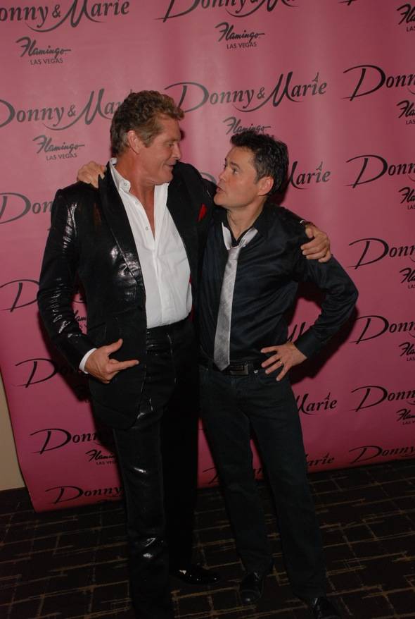 Haute Event: David Hasselhoff Parties at Surrender, Checks Out Donny & Marie