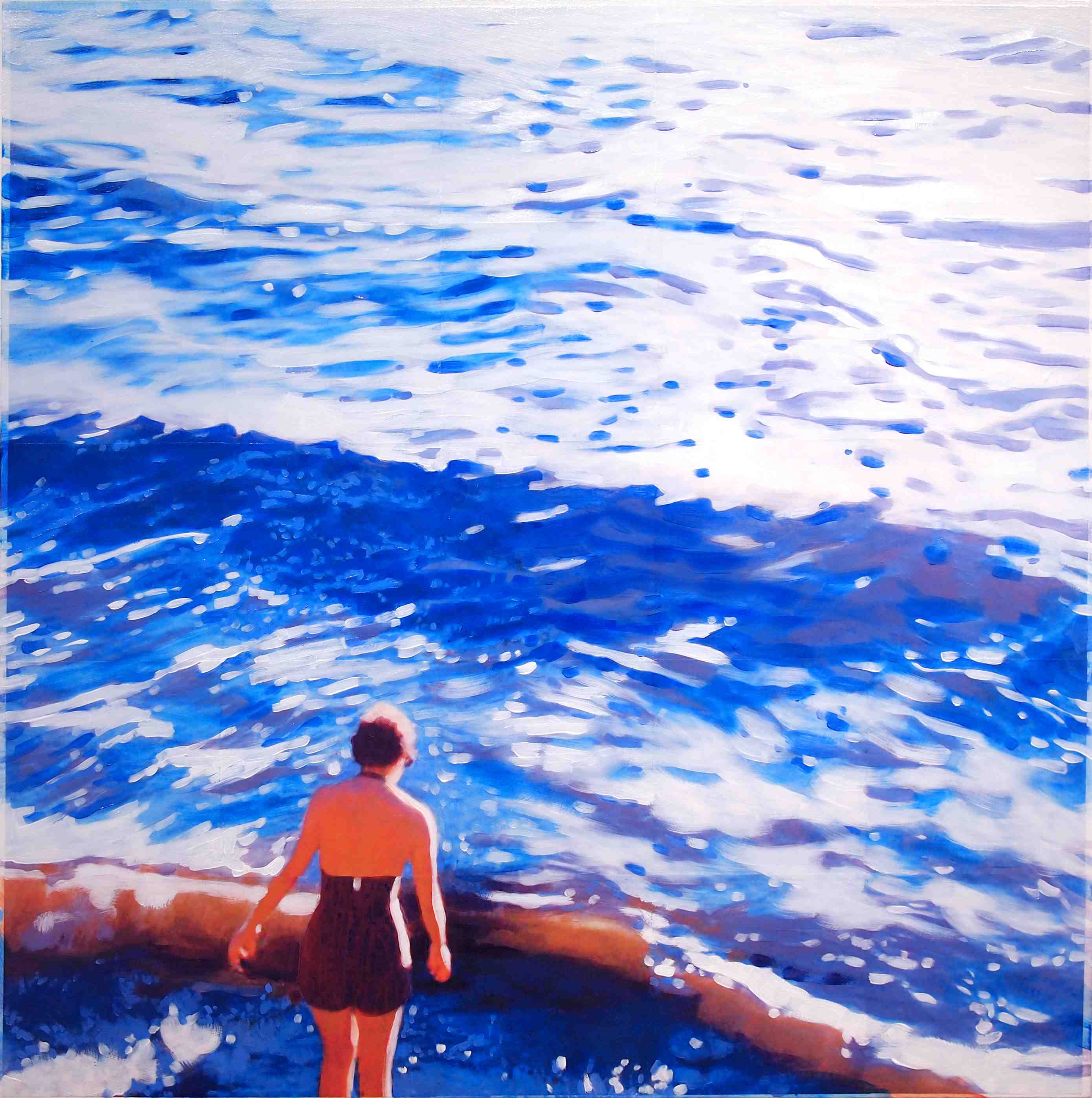Sanders, Wading I (Blue), low res