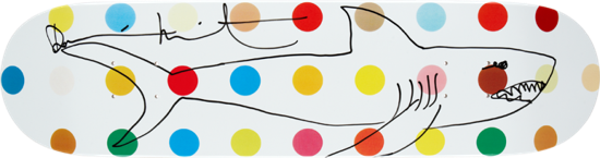 Artist Damien Hirst Launches Exclusive Collection of Supreme Skateboard Decks