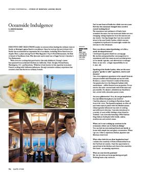 Studio at Montage Laguna Beach Executive Chef Craig Strong Talks About The Great Outdoors