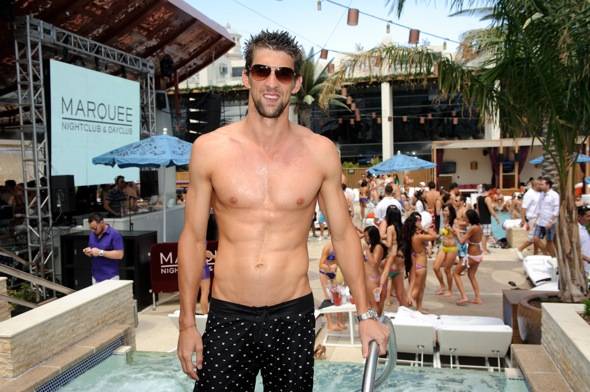 Haute Event: Michael Phelps Parties at Marquee