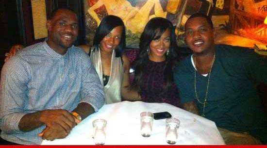LeBron James And Carmelo Anthony Spotted in New York
