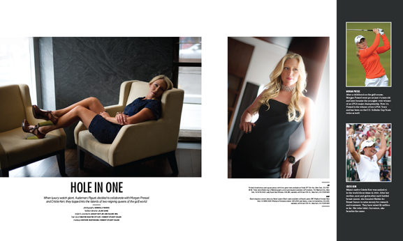 In This Issue of Haute Living New York: Audemars Piguet Teams Up With Golf Queens Morgan Pressel and Cristie Kerr