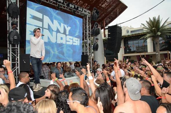 Haute Event: Benny Benassi, DJ Chuckie, Apl.de.ap Perform at Marquee