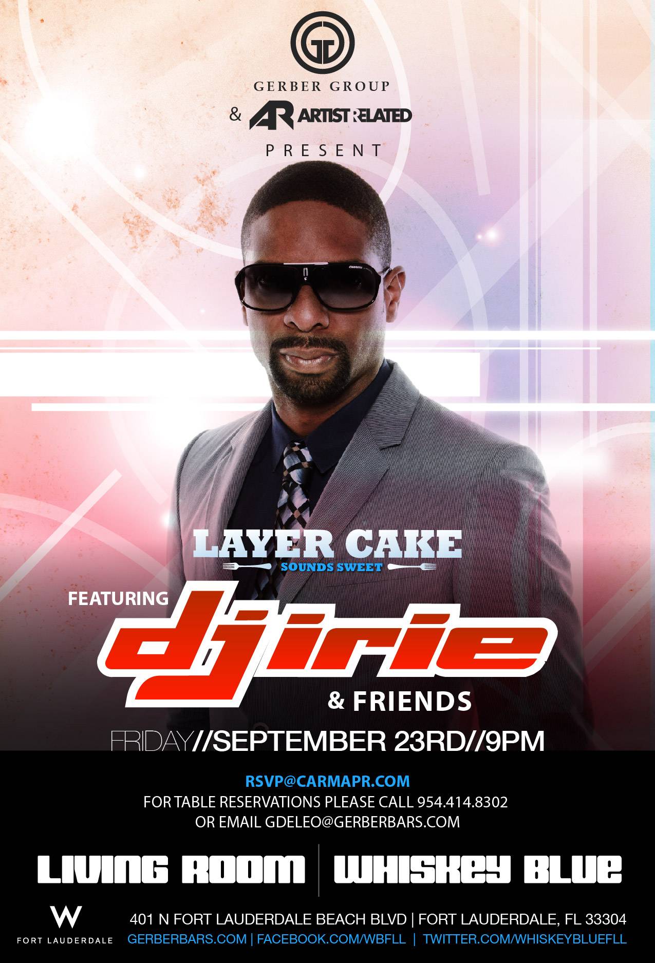 Renowned music series Layer Cake returns this Friday, September 23 at Living Room at W Fort Lauderdale