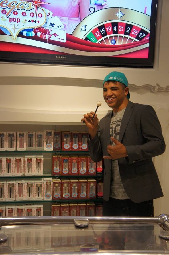Victor Ortiz at Sugar Factory in Las Vegas