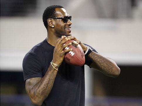 Haute 100 Update: LeBron James Drops In on a Game of Touch Football in NYC Park