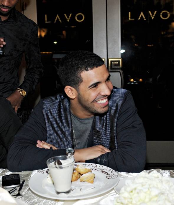 Drake Celebrates His Birthday at LAVO