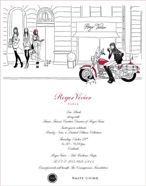 Join Haute Living Magazine, Lea Black and Bruno Frisoni in Celebrating the Rendez-Vous Collection at Roger Viver, Bal Harbour Shops