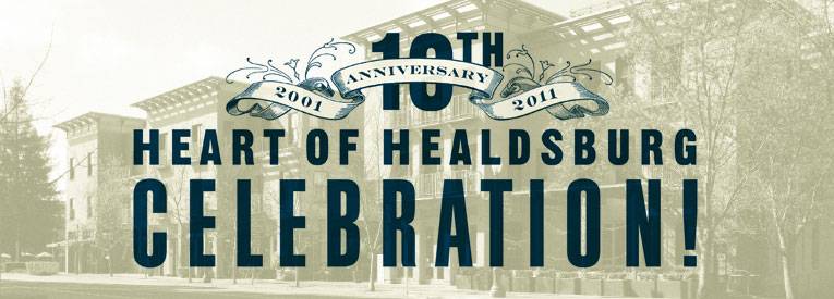 10th anniversary Healdsburg