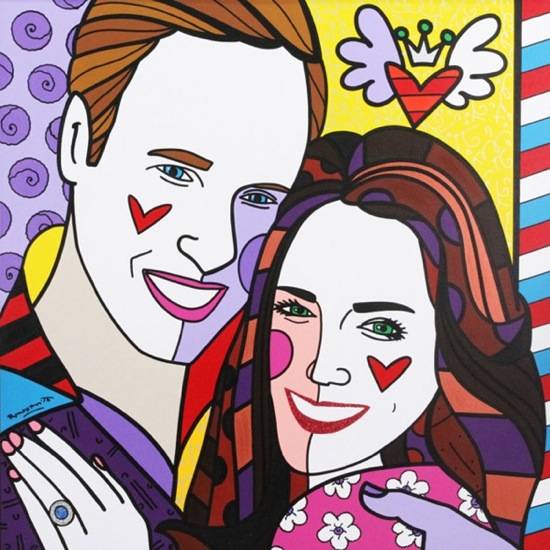 Haute 100 Update: Romero Britto Opens Royalty Exhibit in London