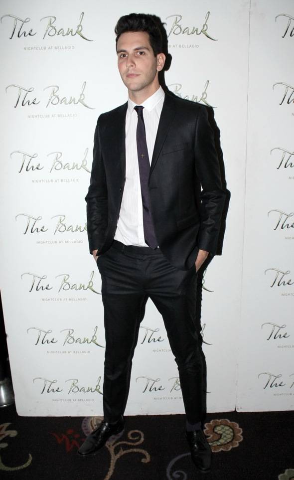Haute Event: Gabe Saporta of Cobra Starship Performs at the Bank in Front of Bruno Mars