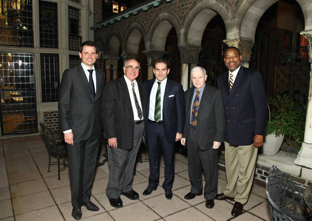 Panerai Director of R&D Frank Stalder, Dr. Anthony Aveni, Panerai North America President Rafael Alvarez, Dr. Owen Gingerich, Dr. Derrick Pitts
