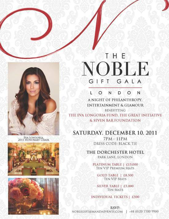 Haute Event: The Noble Gift Gala With Eva Longoria