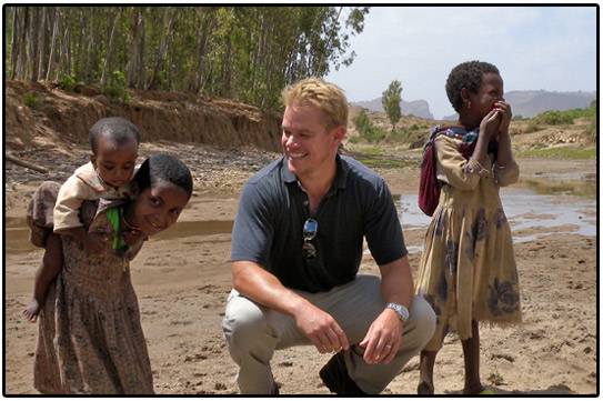 Haute 100 Update: Matt Damon Fights for Proper Sanitation in Developing Countries
