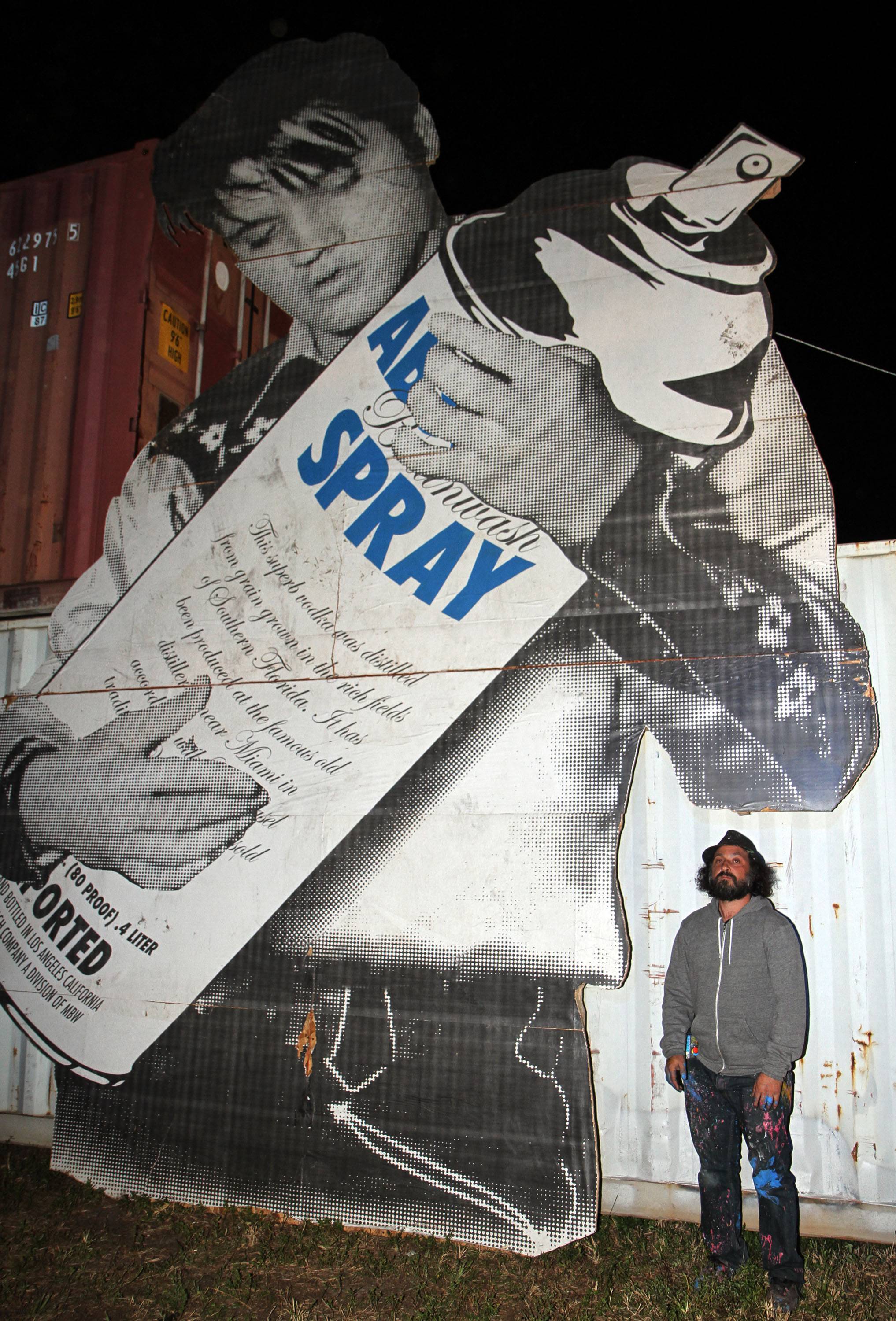 Art Basel: Mr. Brainwash Collaborates With ABSOLUT Vodka
