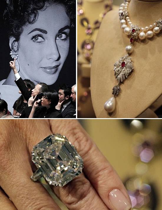 Elizabeth Taylor’s Jewelry Sets A World Record For Most Valuable Private Collection of Jewels Sold At Auction
