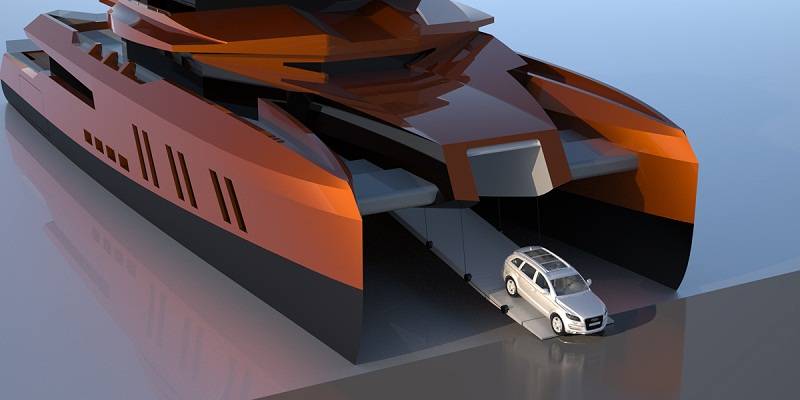 Haute Yachts: Misha Merzliakov Unveils 52-meter Superyacht Catamaran