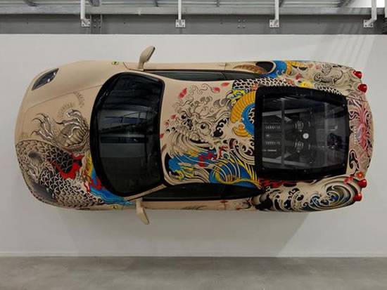Haute Auto: Leather-Wrapped Ferrari F430 With Tattoos