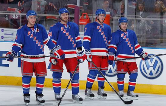 DKNY Designed Rangers Practice Jerseys