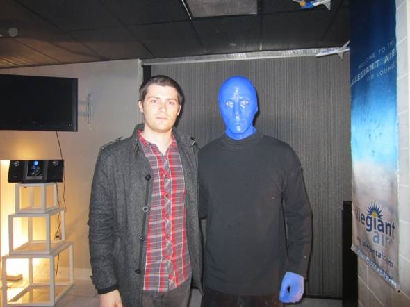 DJ Andre Allen Anjos of RAC, Remix Artist Collective, at Blue Man Group
