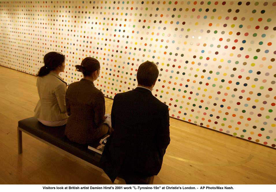 Damien Hirst Global Art Show in Hong Kong