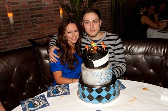 Jennifer Love Hewitt and Jarod Einsohn at LAVO