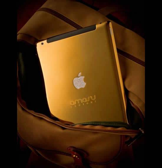 Amosu Couture Gold Plated and Swarovski Crystal Ipad 2