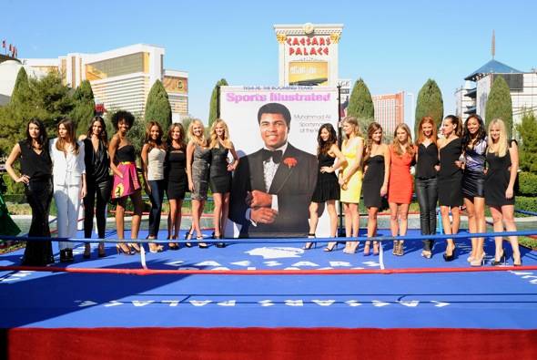 Haute Event: Sports Illustrated Swimsuit Models Pay Tribute to Muhammad Ali at Caesars Palace