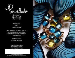 Pomellato & Haute Living Evite