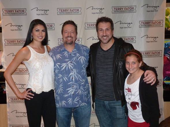 Haute Event: Joey Fatone Checks Out Terry Fator at the Mirage