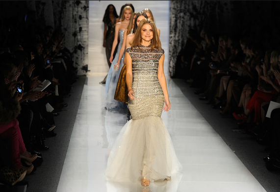 New York Fashion Week: Maria Menounos Walks The Runway At Pamella Roland Show