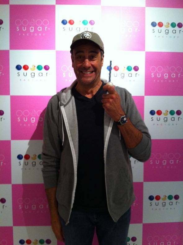 Haute Event: Brad Garrett Visits the New Sugar Factory at the MGM Grand