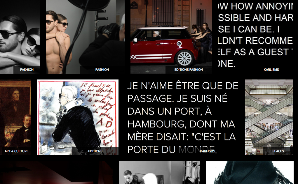 Haute Couture: Karl Lagerfeld Debuts Karl.com