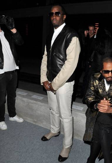 Haute 100 Miami Update: Sean P. Diddy Combs Sits Front Row During Paris Fashion Week