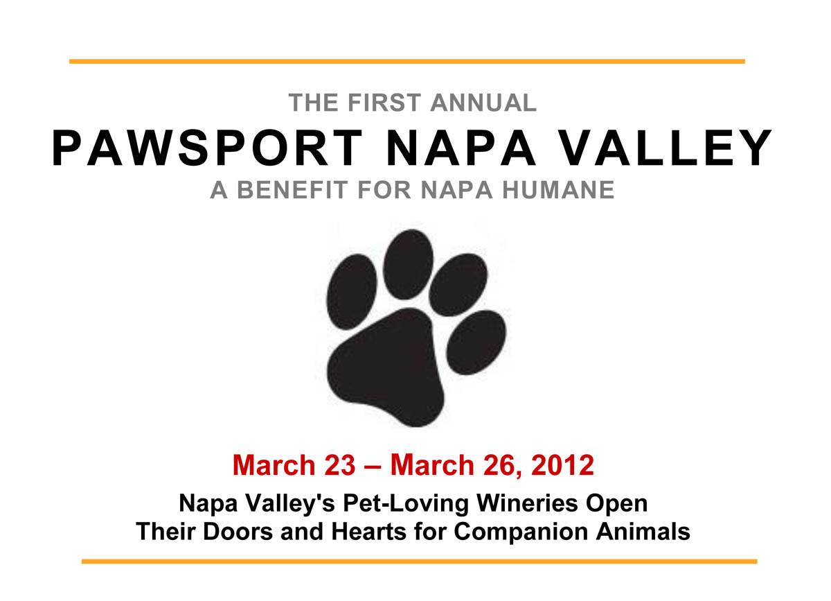 Napa Humane Announces Inaugural “Pawsport Napa Valley”