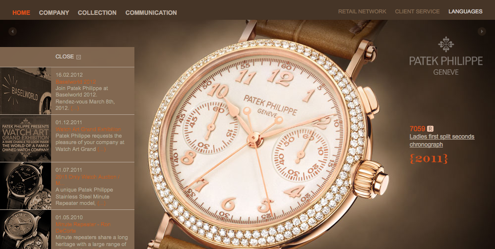 Haute Time: Patek Philippe Reveals New Site