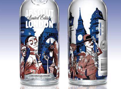 Limited Edition Absolut Vodka London Bottle