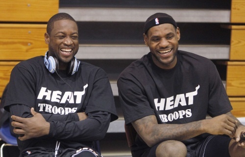 Haute 100 Miami Update: Dwyane Wade and LeBron James Vying for Peyton Manning to Join Them in Miami