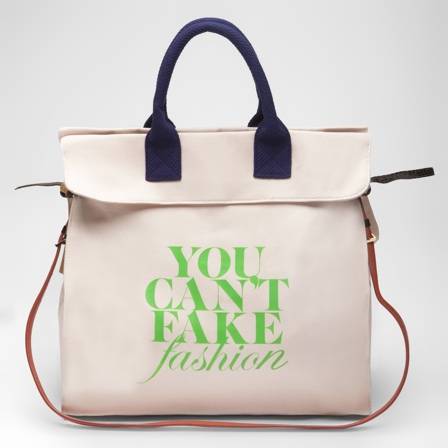 Haute Couture: “You Can’t Fake Fashion” Kate Spade Tote